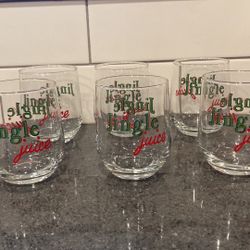 Christmas Holiday Jingle Juice 6 Glasses 