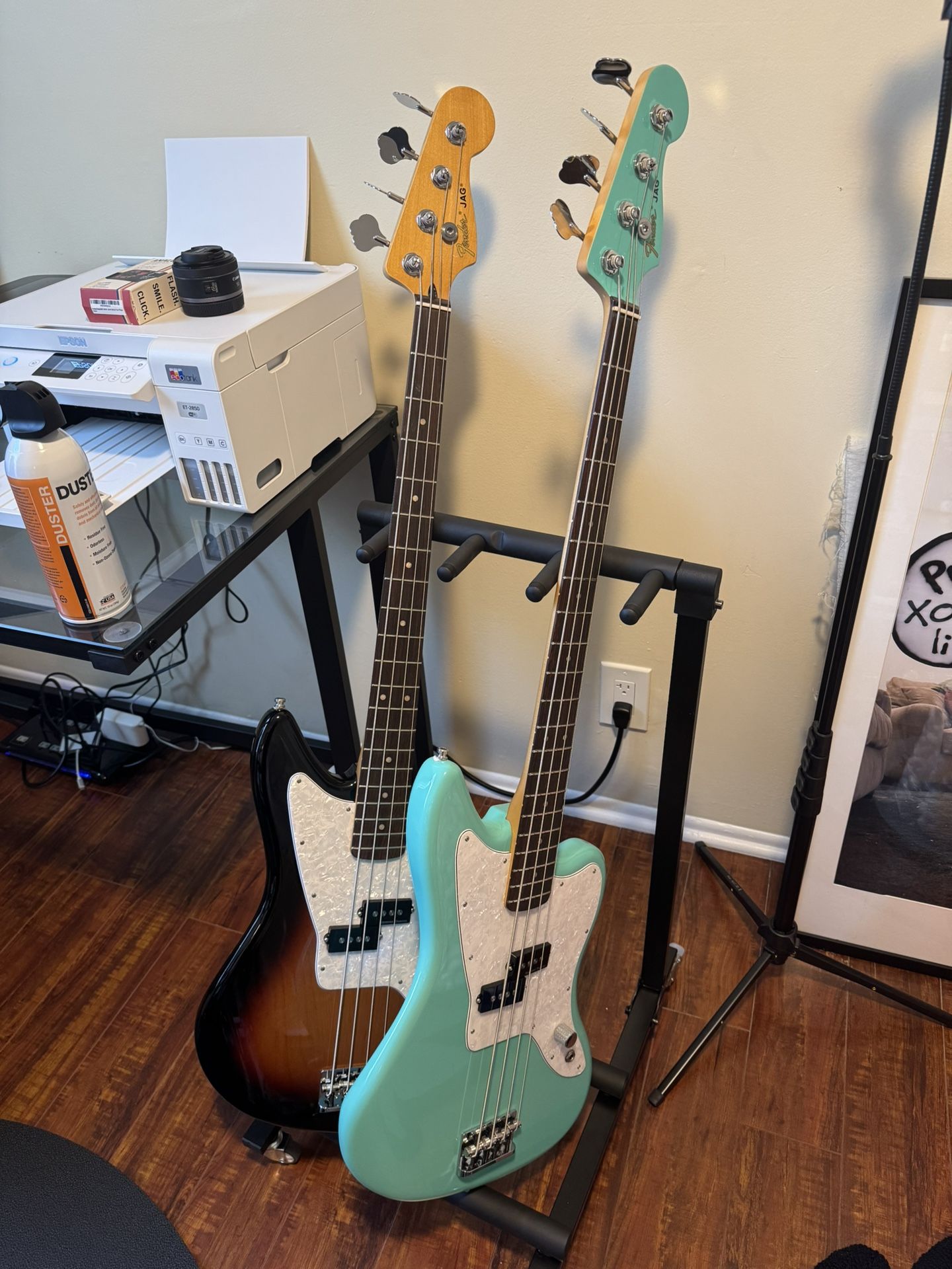 FENDER MARK HOPPUSS JAGUAR BASSES