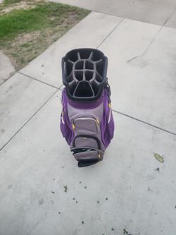 MAXFLI LADIES PURPLE GREY GOLF BAG
