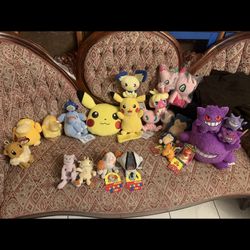 Pokémon Nintendo Plushies 