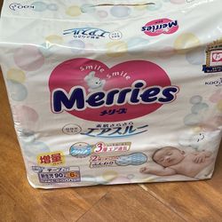 Japanese Diapers Merries And Moony All Sizes 