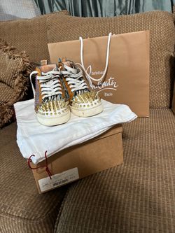 Christian Louboutin Louis Spikes High-Top Sneakers