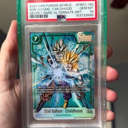Son Gohan Childhood Alt Art Psa 10