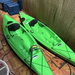 2 Ocean Kayaks and Thule Roof Carriers