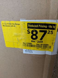 Samsung Over Range Microwave Oven