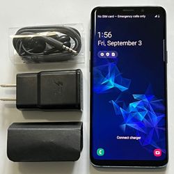 Samsung Galaxy S9,  Factory Unlocked,  Excellent Condition Like New 
