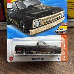 Hot Wheels '67 Chevy C10 [Black], HW Hot Trucks 2/10, 21/250