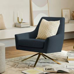 Article Spin 30.5" Swivel Chair - Ink Blue