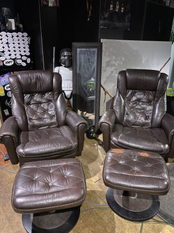2 Leather Chairs
