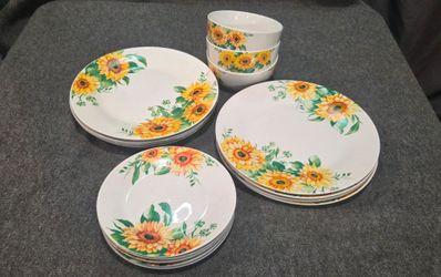 Sun  flower dinnerwear, dishes