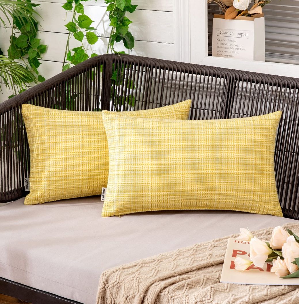 Throw Pillow Covers Decorative Patio. Fundas decorativas para cojines patio.