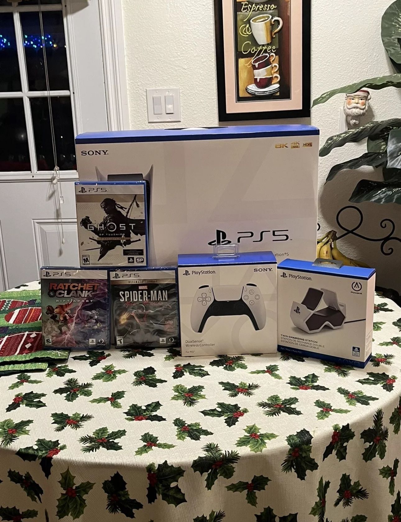 Brand New Console Disc Version Games + Controller With The Charging Dock Bundle