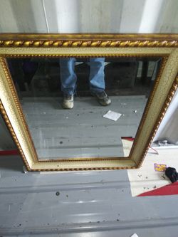 Very nice golden mirror