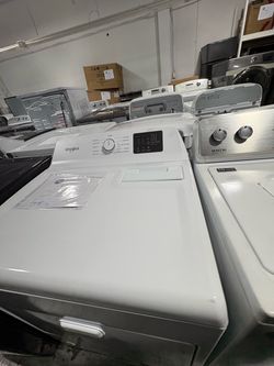 Whirlpool White Top-Load Dryer