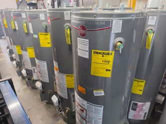 New Water Heater Rheem Performance Platinum Gas