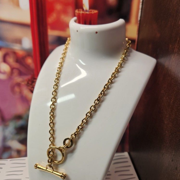 #2386, SIGNED JUICE COUTURE, RETIRATED NECKLACE, 14"INCHES