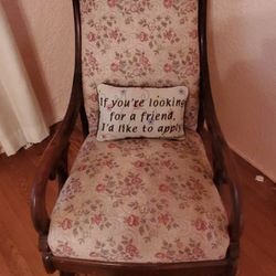 Tapestry Rocking Chair
