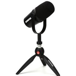 Shure MV7 USB Podcast Microphone and Stand