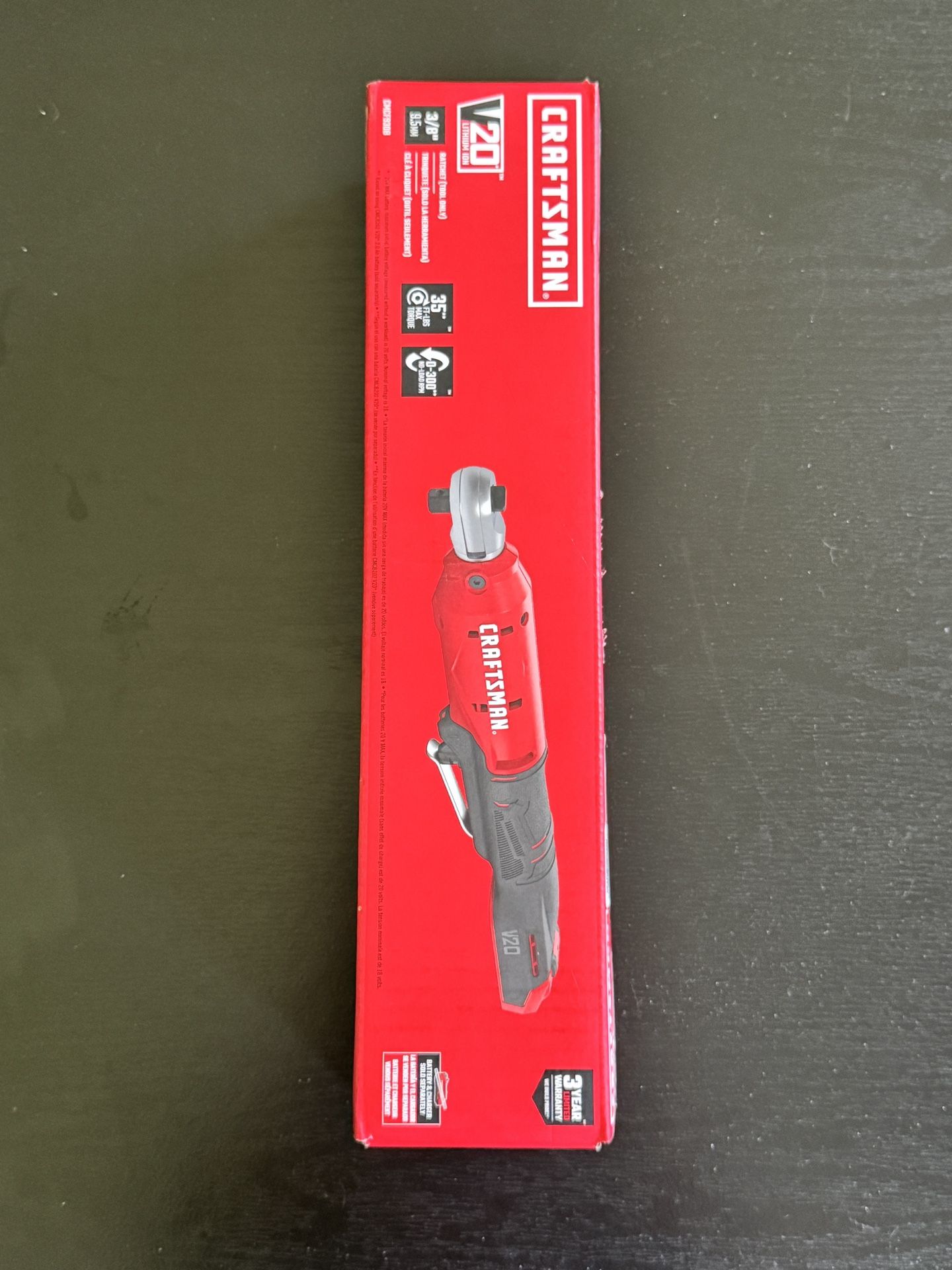 CRAFTSMAN V20 20-volt Max Variable Speed 3/8-in Drive Cordless Ratchet Wrench
