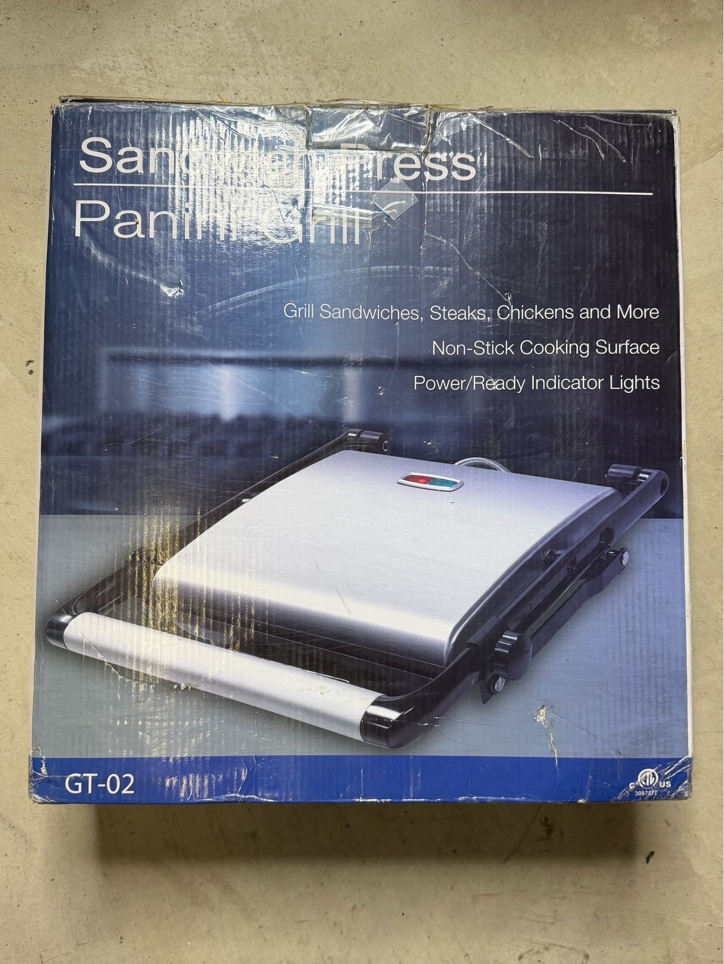 Panini press grill electric GT-02