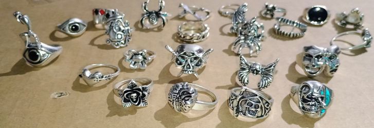 Costume jewelry rings