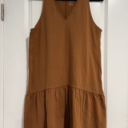 Womens Summer Casual Tank Dress Sleeveless V Neck T Shirt Sundress