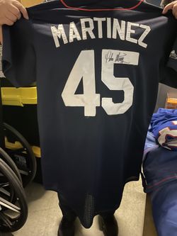 Pedro MartÃnez Signed Jersey $200 or Best Offer