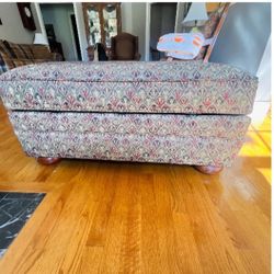 Custom Storage Ottoman From Bassett