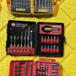 Drill Bit Set Lot DeWalt Craftsman Vermont American