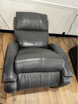 Leather Zero Gravity Chairs power unit