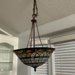 Tiffany Vintage Style Hanging Lamp / Chandelier 