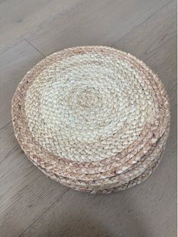Rattan chargers 15”