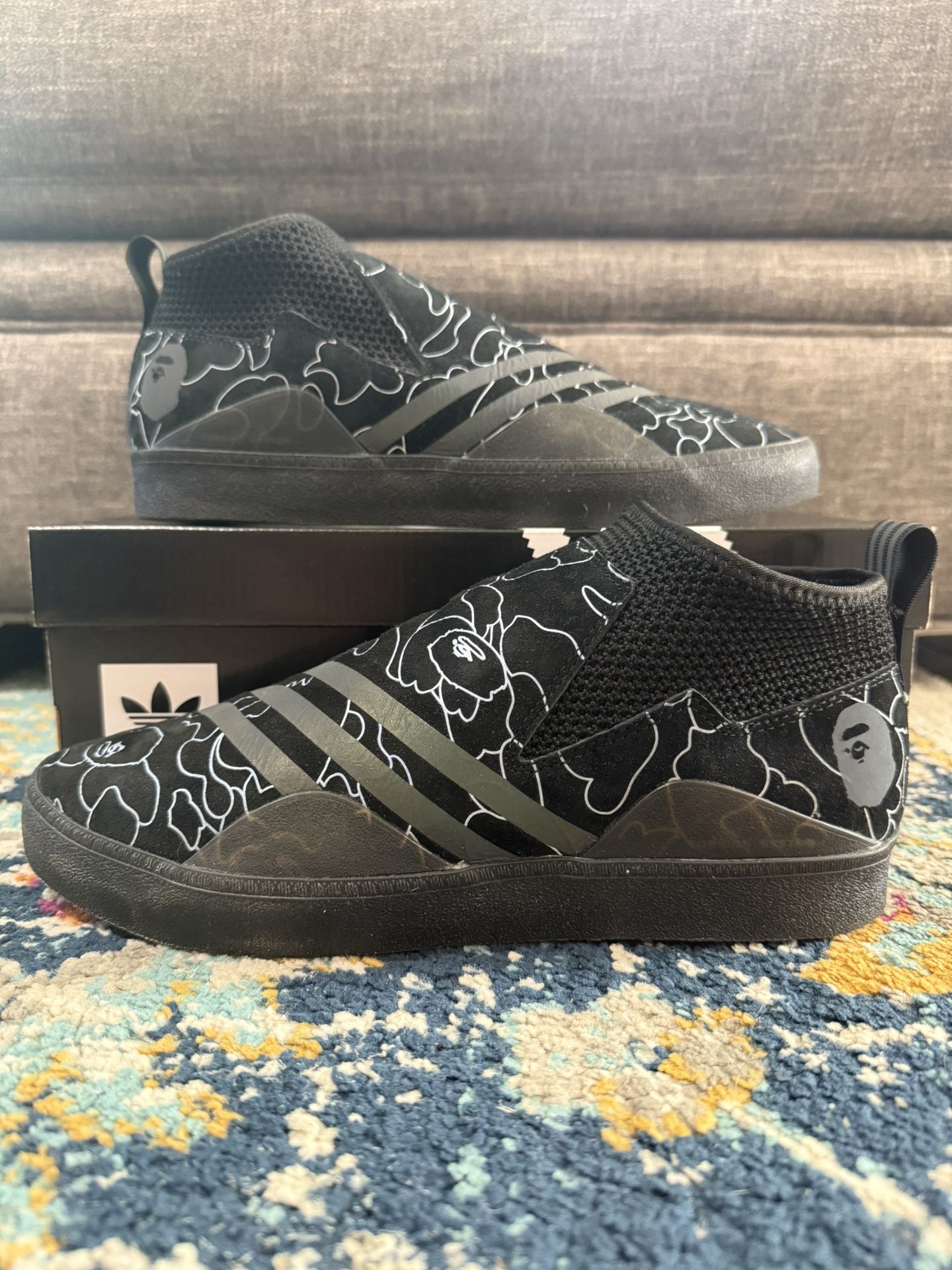 A Bathing Ape x Adidas 3ST.002 “Core Black”