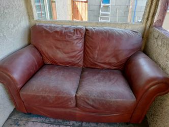 2 Free!!!! Couches Leather Must Pick Up Today