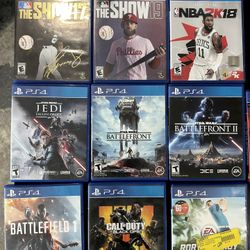 Play Station 4 games 