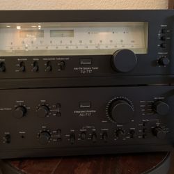 Vintage Sansui Amplifier, Tuner AU-717, TU-717