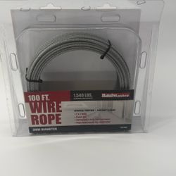 Haul Master 100 ft. Galvanized Steel Wire Rope 