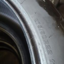 22 INCH TIRE 275/50R22 BRIDGESTONE ALENZA