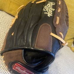 RAWLINGS RL130B 13" Baseball Glove. Right Hand Thrower Renegade Select Brown