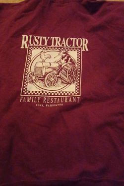 Rusty Tractor Sweatshirt, Hoody