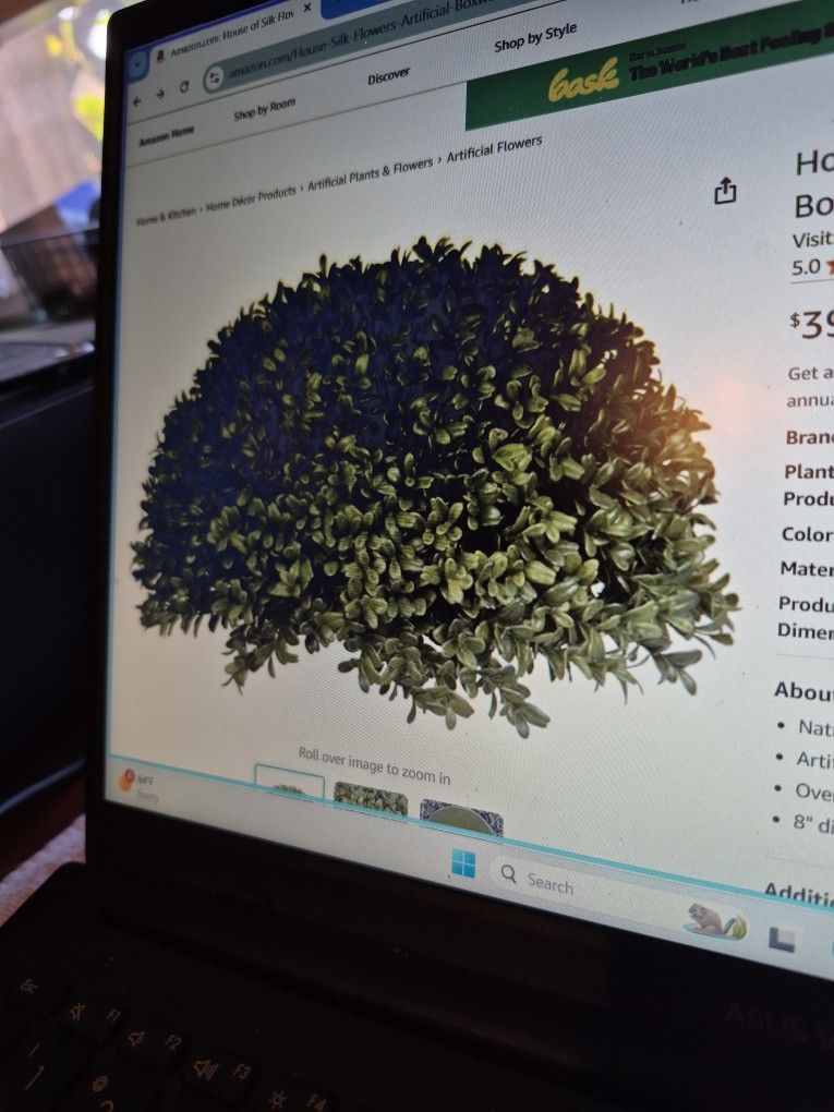 Faux Boxwood Topiary Half Spheres