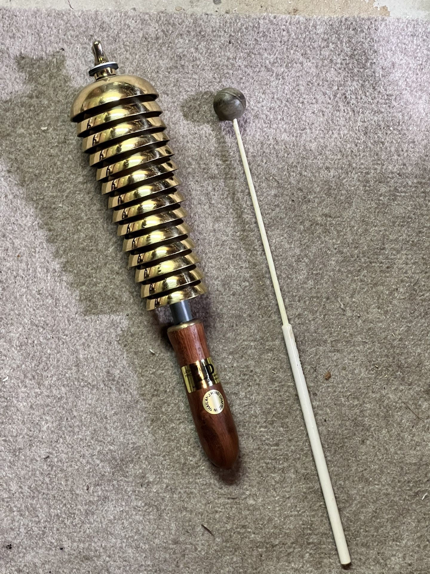 Latin Percussion, 14” Handheld Brass Bell Tree