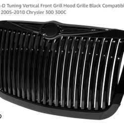 Bentley Style Black Grill For Chrysler 300 