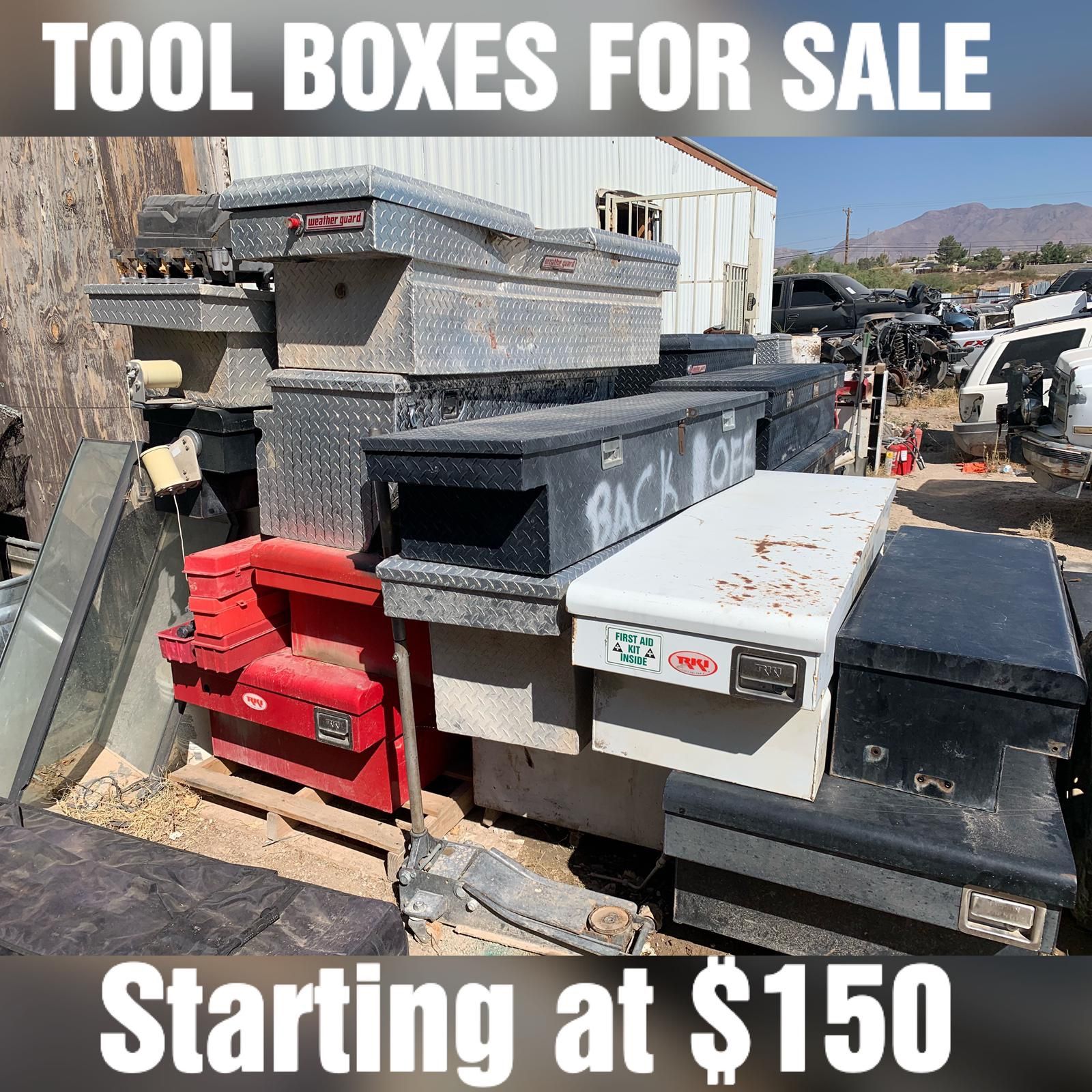 TOOL BOXES FOR SALE