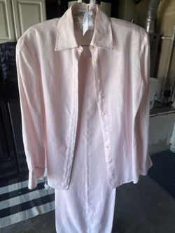 Pink linen 2 Piece Outfit