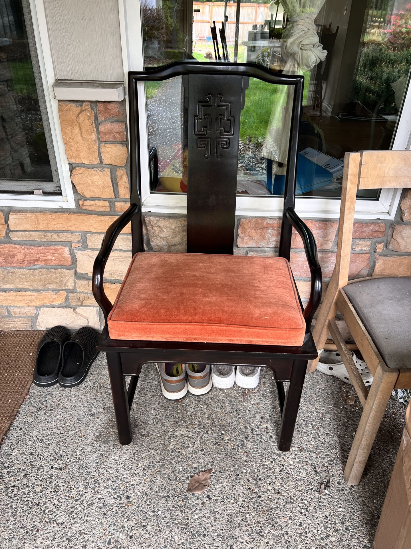 Asian Style Wood Chair 