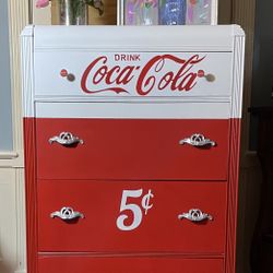 Beautiful Waterfall Dresser Pop Art Diner Coca Cola Themed