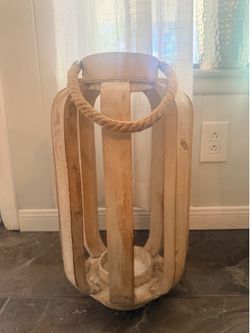 Rustic Farmhouse Style Decorative Lantern