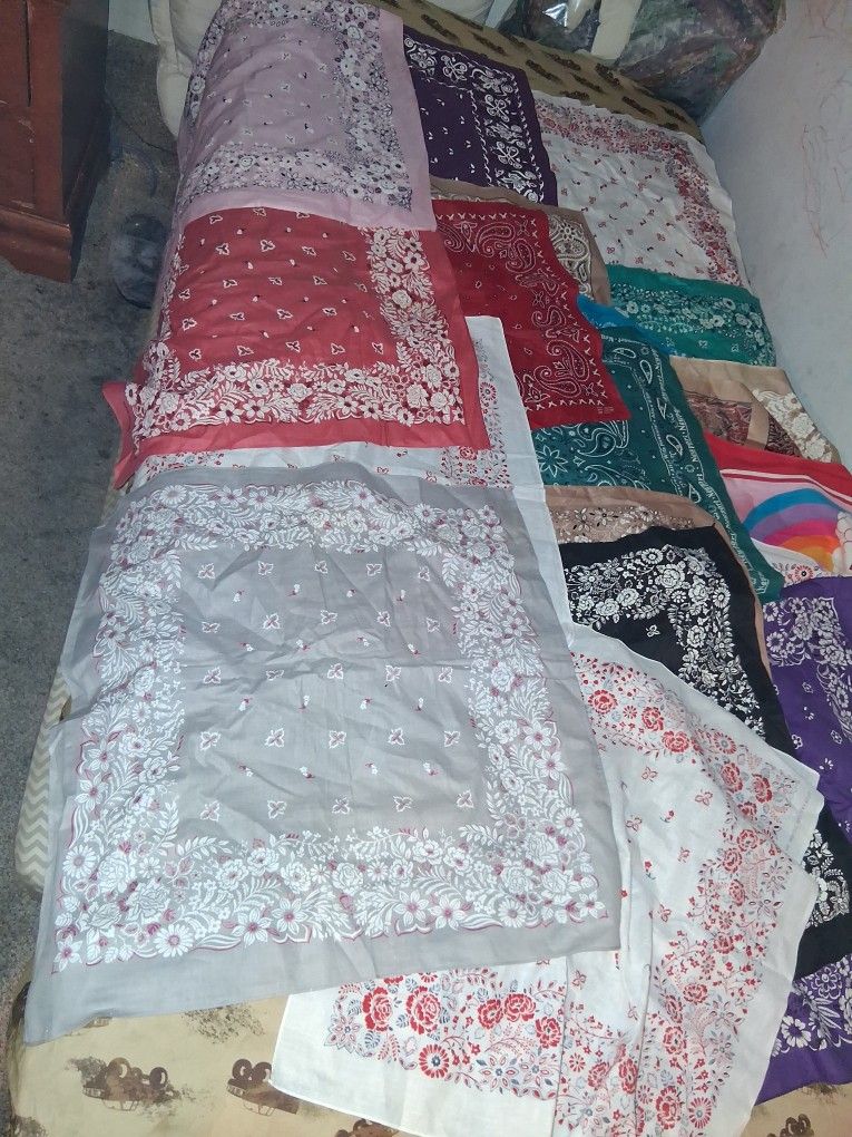 Vintage Bandanas Made In Usa