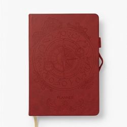 SEQES Celestial Hardcover Planner Bundle (Red)